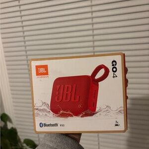 JBL GO 4 Portable Speaker in Bold Red